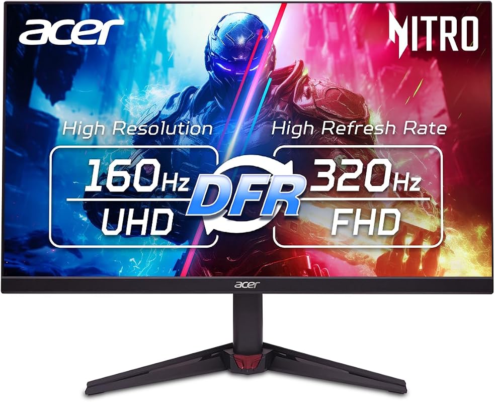 Acer Nitro 27-inch 4K UHD Gaming IPS Monitor, 160Hz, 0.5ms, FreeSync P