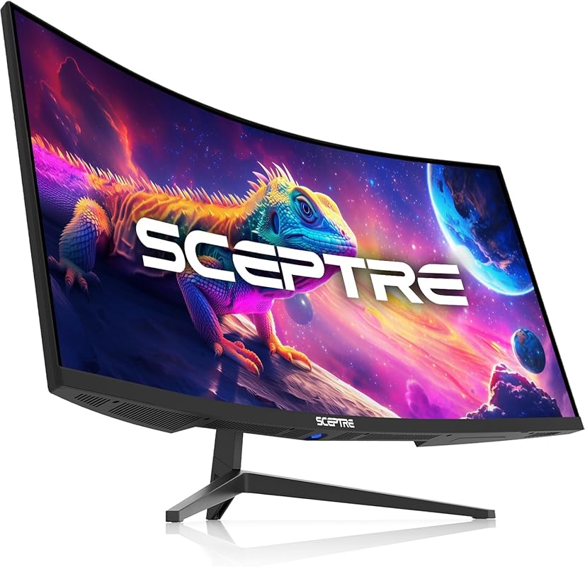 Sceptre 34-Inch Curved Ultrawide WQHD Monitor, 3440 x 1440, R1500, Up
