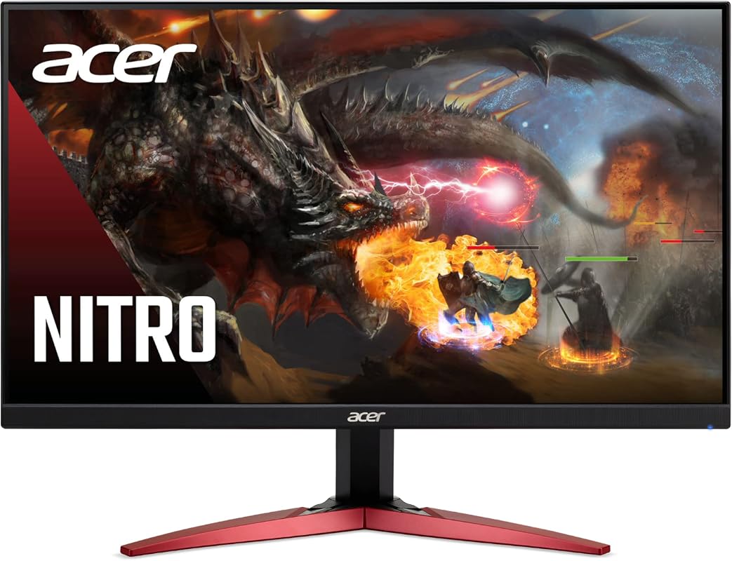 Acer 23.8-inch FHD Monitor with 180Hz Refresh Rate for Smooth Everyday